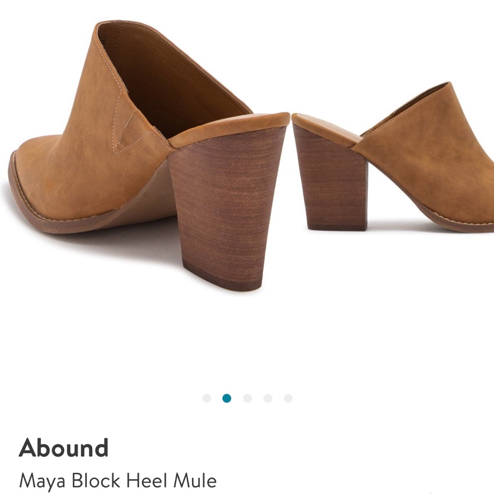 Really cute heeled mule booties